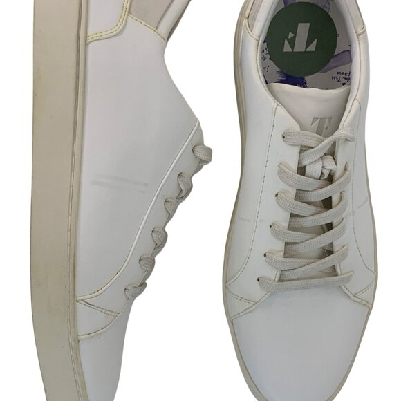 Thousand Fell Mens 9 White Sneakers Brazil GUC Comfort Breathable 7691 Recycled - Picture 2 of 13